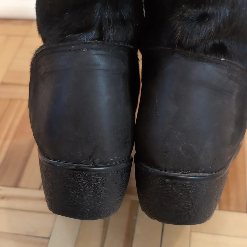 Sorel Rare Editions Calf Hair And Leather Vintage Size 7M - Picture 6 of 16